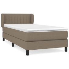 vidaXL tópszínű szövet rugós ágy matraccal 80 x 200 cm (3126361) ágy és ágykellék
