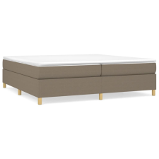 vidaXL tópszínű szövet rugós ágykeret 200x200 cm (3120989) ágy és ágykellék