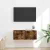  vidaXL TV Fali Szekrény Füstölt tölgy 78,5 x 31 x 29,5 cm Faanyag