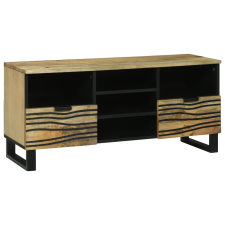 vidaXL TV szekrény, 100x33,5x46 cm, tömör mangófából készült bútor
