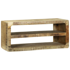 vidaXL TV szekrény 80x32x36 cm Tömör fa Mangó bútor