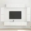 vidaXL TV szekrény 8 db Magas Fényű
