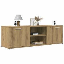 vidaXL TV szekrény Artisan tölgy 120x34x37 cm Műanyag fa bútor