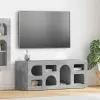vidaXL TV szekrény Beton Szürke 100 x 35 x 40 cm Faanyag