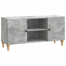 vidaXL TV szekrény Betonszürke 102 x 34,5 x 50 cm Szerelt Fa bútor