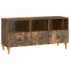 vidaXL TV szekrény Füstölt Tölgy 102 x 34,5 x 50 cm Mérnöki fa