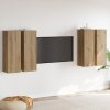 vidaXL TV szekrény garnitúra 4 pcs kézműves tölgy 30.5 x 30 x 90 cm