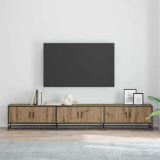 vidaXL TV szekrény kézműves tölgy 240 x 35 x 41 cm Faanyag bútor