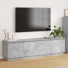 vidaXL TV szekrény LED beton szürke 180x38x49 cm műgyanta bútor