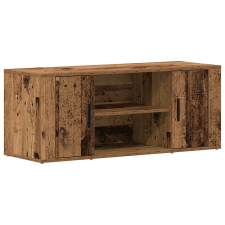 vidaXL TV Szekrény Régi Fa 100x35x40 cm Mérnöki Fa (862123) bútor