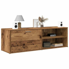vidaXL TV szekrény Régi fa 120x34x37 cm Gépelt fa bútor