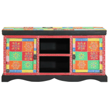 vidaXL TV Szekrény Színes 100x35x50 cm Masszív Mangófa bútor