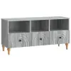 vidaXL TV szekrény Szürke Sonoma 102 x 34,5 x 50 cm Mérnöki fa