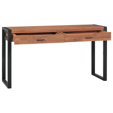vidaXL újrahasznosított tíkfa íróasztal 2 fiókkal 140x40x75 cm (325269) íróasztal