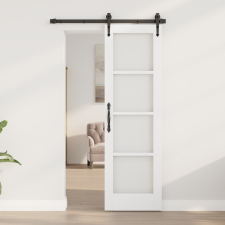 vidaXL Üveg Belépőajtó "ORKDAL" Fehér 61x198,5x4 cm nyílászáró
