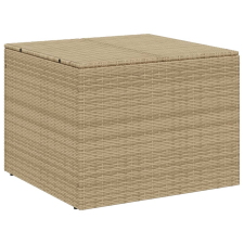 vidaXL vegyes bézs polyrattan kerti tárolóláda 291 L (365339) kerti tárolás