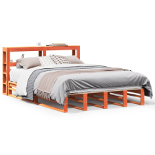vidaXL viaszbarna tömör fenyőfa ágy matrac nélkül 150 x 200 cm (3306500) ágy és ágykellék