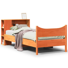 vidaXL viaszbarna tömör fenyőfa ágy matrac nélkül 75 x 190 cm (3323325) ágy és ágykellék