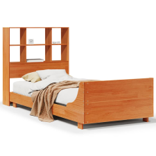 vidaXL viaszbarna tömör fenyőfa ágy matrac nélkül 90 x 190 cm (3323712) ágy és ágykellék