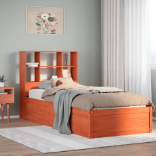 vidaXL viaszbarna tömör fenyőfa ágy matrac nélkül 90 x 200 cm ágy és ágykellék