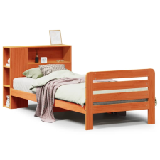 vidaXL viaszbarna tömör fenyőfa ágy matrac nélkül 90 x 200 cm (3309904) ágy és ágykellék
