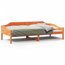 vidaXL viaszbarna tömör fenyőfa ágy matrac nélkül 90 x 200 cm (850916) ágy és ágykellék
