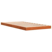 vidaXL viaszbarna tömör fenyőfa ágykeret 90 x 200 cm ágy és ágykellék