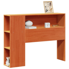 vidaXL viaszbarna tömör fenyőfa fejtámla tárolóval 90 cm (855644) ágy és ágykellék