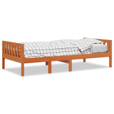 vidaXL viaszbarna tömör fenyőfa gyerekágy matrac nélkül 90 x 200 cm (855029) ágy és ágykellék