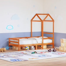 vidaXL viaszbarna tömör fenyőfa gyerekágytető 98 x 70 x 176,5 cm ágy és ágykellék