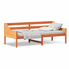 vidaXL Viaszbarna tömör fenyőfa kanapéágy 100 x 200 cm ágy és ágykellék