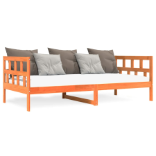 vidaXL viaszbarna tömör fenyőfa kanapéágy 80 x 200 cm ágy és ágykellék