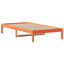 vidaXL viaszbarna tömör fenyőfa kanapéágy 90 x 190 cm (844407) ágy és ágykellék