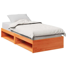 vidaXL viaszbarna tömör fenyőfa kanapéágy matrac nélkül 80 x 200 cm ágy és ágykellék