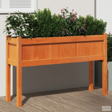 vidaXL Viaszbarna tömör fenyőfa kerti virágláda 110 x 31 x 70 cm kerti tárolás