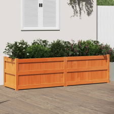 vidaXL viaszbarna tömör fenyőfa kerti virágláda 180 x 50 x 50 cm kerti tárolás