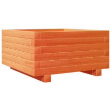 vidaXL viaszbarna tömör fenyőfa kerti virágláda 50x50x26,5 cm kerti tárolás