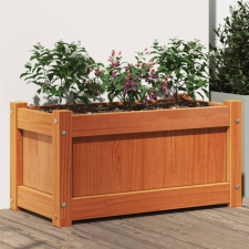 vidaXL viaszbarna tömör fenyőfa kerti virágláda 60 x 31 x 31 cm kerti tárolás