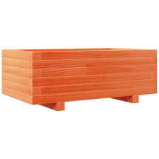 vidaXL viaszbarna tömör fenyőfa kerti virágláda 70x40x26,5 cm kerti tárolás