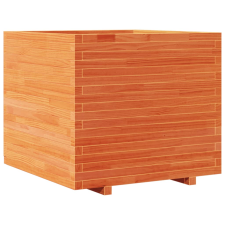vidaXL viaszbarna tömör fenyőfa kerti virágláda 80x80x72 cm kerti tárolás