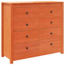 vidaXL viaszbarna tömör fenyőfa kisszekrény 100 x 40 x 90 cm (844495) bútor