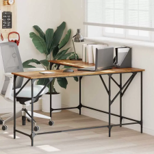 vidaXL vidaXL Asztal Öreg fa 149 x 149 x 75 cm Faanyag íróasztal