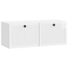 vidaXL vidaXL Fali TV szekrény Magasfényű Fehér 78,5 x 31 x 30 cm Szerelt Fa