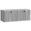vidaXL vidaXL Fali TV szekrény Szürke Sonoma 78,5 x 31 x 30 cm Szerelt Fa