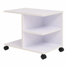 vidaXL vidaXL fehér gurulós polc 50 x 35 x 42 cm bútor