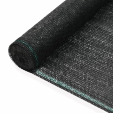 vidaXL vidaXL fekete HDPE teniszháló 1,2 x 25 m kerti dekoráció