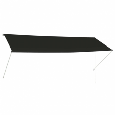 vidaXL vidaXL feltekerhető antracitszürke napellenző 350 x 150 cm kerti dekoráció