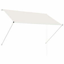 vidaXL vidaXL feltekerhető krémszínű napellenző 200 x 150 cm kerti bútor