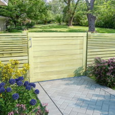 vidaXL vidaXL kertkapu FSC-tanúsított impregnált fenyőfalécekből 75x100 cm kerti dekoráció