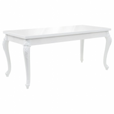 vidaXL vidaXL magasfényű fehér étkezőasztal 179 x 89 x 81 cm bútor